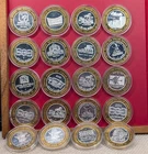20 Diff Casino Silver Strikes 0.6ozt .999 Silver Each 12ozt pure Total 251203