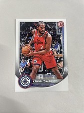 2025-26 Bowman Basketball #118 Kawhi Leonard, Los Angeles Clippers