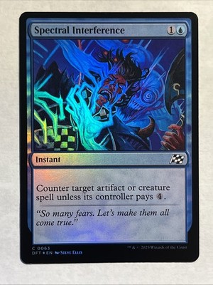 Spectral Interference Aetherdrift Foil