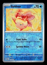 Carta Pokemon Goldeen 118/165 Reverse Holofoil Scarlatto e Viola 151 -B12