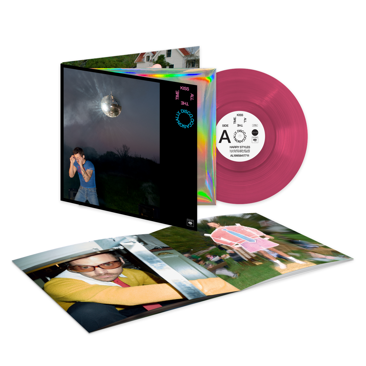 Kiss All The Disco限定Pinkレコード Harry Styles KISS ALL THE TIME DISCO, OCCASIONALLY - Kiss Vinyl