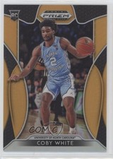2019-20 Panini Prizm Draft Picks Neon Orange Prizm 43/149 Coby White #8 0s5s