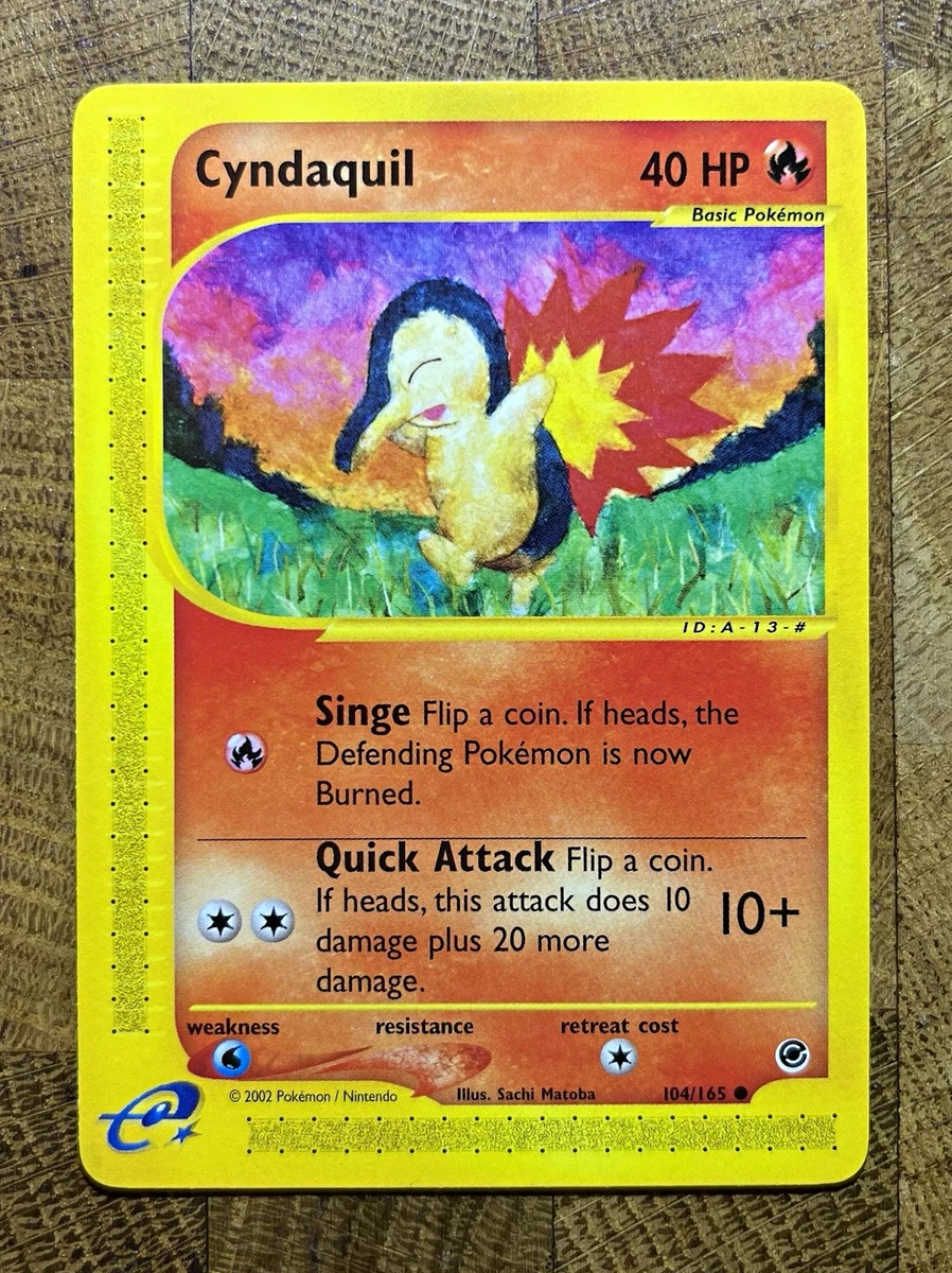 Cyndaquil 104/165 Expedition Base Set for sale | eBay