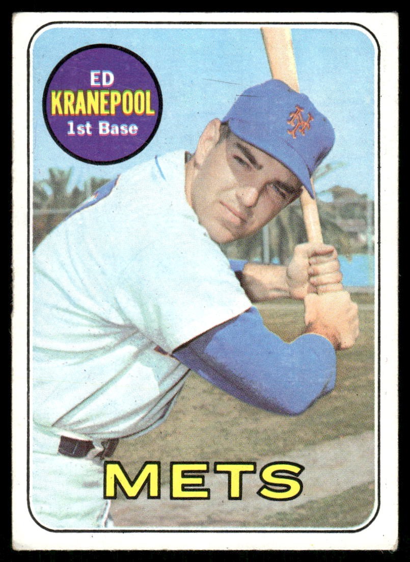 1969 Topps #381 Ed Kranepool - VG-EX