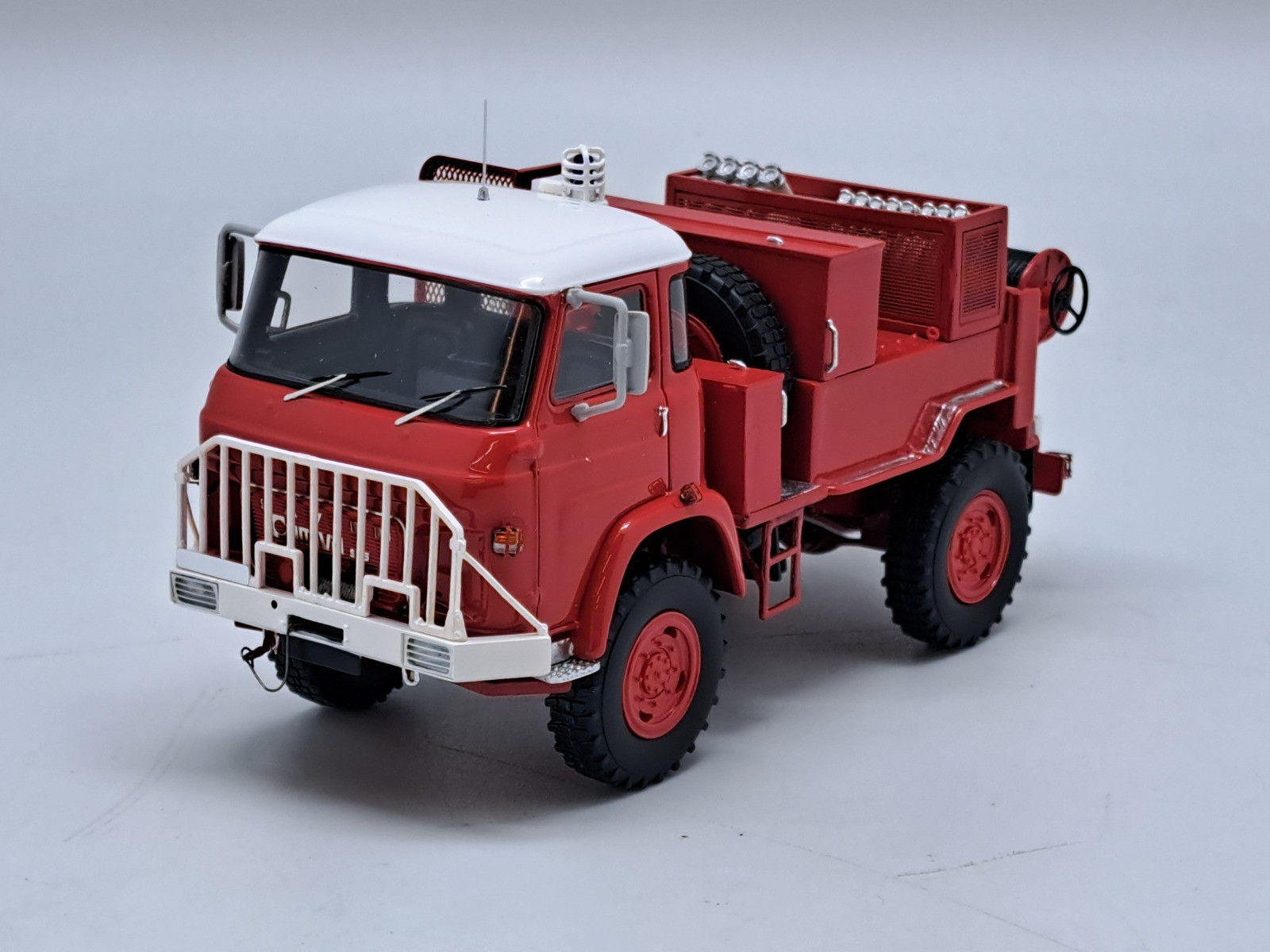 Saviem SP5 Camiva CCF BMPM Alerte camion miniature de pompier marseillais 1/43