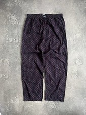 Pantalones de pijama Polo Ralph Lauren para hombre talla M azul marino rojo caballos logotipo AOP cordón