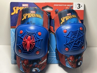 Marvel Spider-Man Kids Knee & Elbow Pad Protective SpiderMan Bell Gear Set