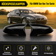 F�r BMW 5er F10 F11 F12 F06 LCI M opt Spiegelkappe 2er Pack Au�enspiegel Kappen