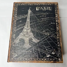 Book Safe Secret/Hidden/Conceal Storage Box Old Paris Decor 12 x 9.5 x 3.25