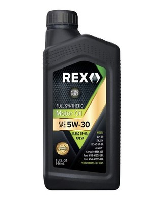 REX 5W-30 Full Synthetic Motor Oil API SP GF-6A 1 Quart