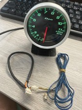 Defi 80mm Tachometer Green Illumination Discontinued Used From Japan Defi 80mm Tachometer Green Illumination Discontinued Used From Japan