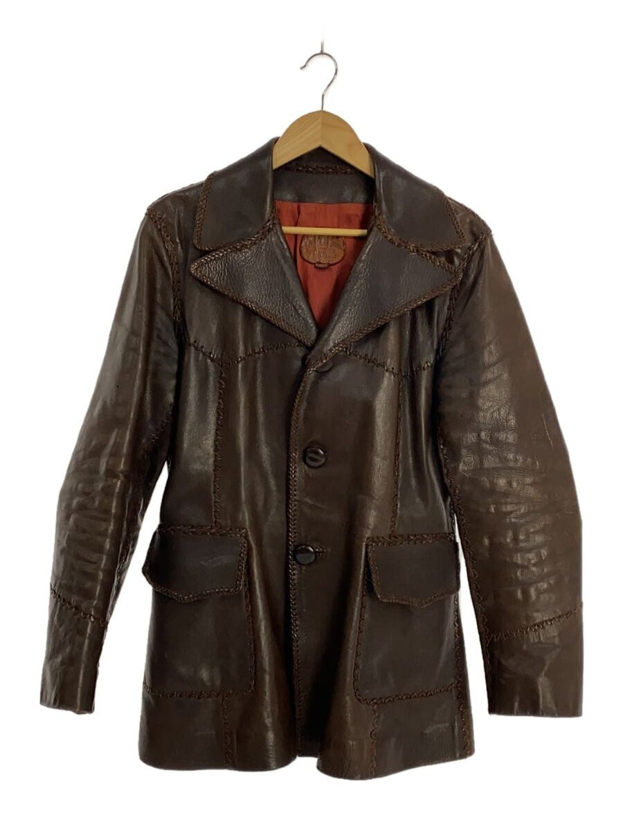 North Beach Leather Jacket L Brown Leather Plain Design North Beach Leather Jacket L Brown Leather Plain Design