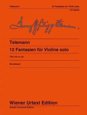 12 Fantasies For Violin | Georg Philipp Telemann | Buch | 2017