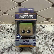 Marvel Groot Bitty Box Bluetooth Speaker  1.3  Keychain  4 Hr Playtime