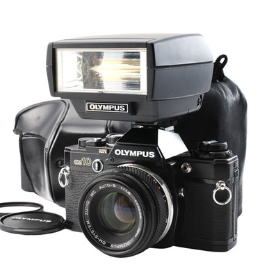 [NEAR MINT-] Olympus OM-10 SLR 35mm Film Camera w/ Zuiko 50mm f1.8 Lens Japan