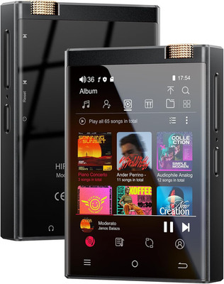 Hifi MP3 Player with Bluetooth and Wifi,  Lossless DSD High-Resolution Digital A