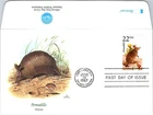 S08-5325, WILDLIFE OF USA, ARMADILLO, TEXAS, FLEETWOOD FDC