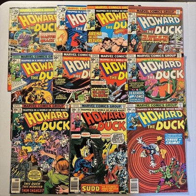 Howard The Duck Comic Book Lot 3 4 5 6 7 11 15 17 18 20 25 Marvel Bronze Age