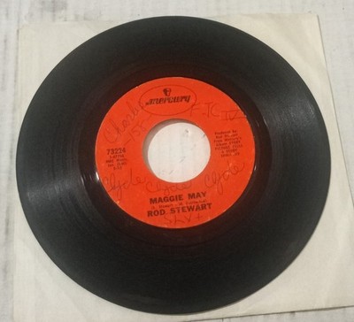 Rod Stewart 45 Rpm Vinyl Maggie May  Mercury 1971 73224