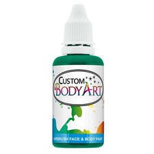 1 oz EMERALD Custom Body Art Water-Based Airbrush Face and Body Paint Make-Up