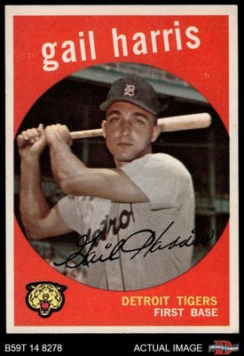 1959 Topps #378 Gail Harris Tigers 7 - NM