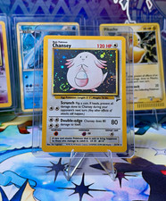 Chansey 3/130 Holo Rare Base Set 2 - LP+/NM- Swirl 🌀  on eBay