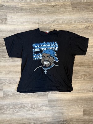 Vintage 90s GOODUS Hip Hop Graphic T-Shirt Made in Russia Streetwear Rare