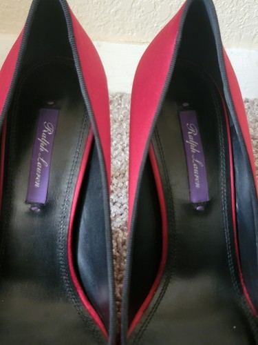 Ralph Lauren Purple Label Celia Pump Heels Suede Embellished Womens Shoes NEW - Picture 16 of 16