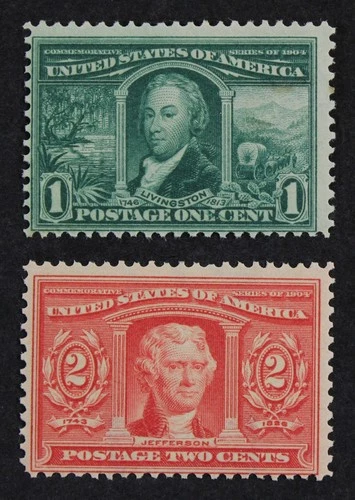 CKStamps: US Stamps Collection Scott#323 324 1c 2c Mint NH OG