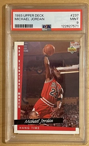1993 UPPER DECK #237 MICHAEL JORDAN BULLS CARD HOF GOAT PSA 9 MINT