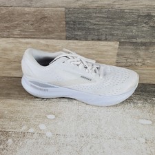 Brooks Adrenaline GTS 24 Womens Shoes Sz 9 B White Oyster Alloy Lace Up Sneakers