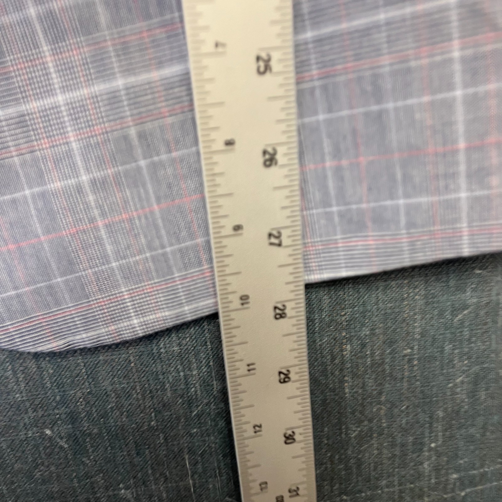 Tommy Hilfiger Men's Plaid Blazer Size 42S Gray Blue Red Stretch Sport Coat thumbnail 8