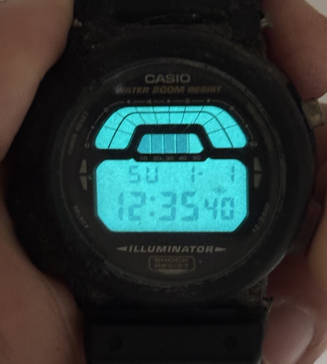 Casio G-shock Foxfire Quartz Dw-8700 Chronograph Men's Watch