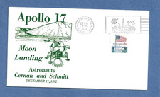 APOLLO 17 MOON LANDING DEC 11,1972 KSC CENTENNIAL SPACE COVER NASA