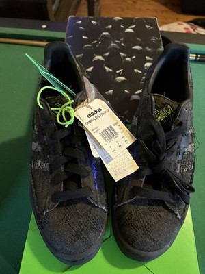 adidas gazelle silver green womens Adidas Campus 80s Jeremy Scott Bones Black Sneakers – único13 main image 0