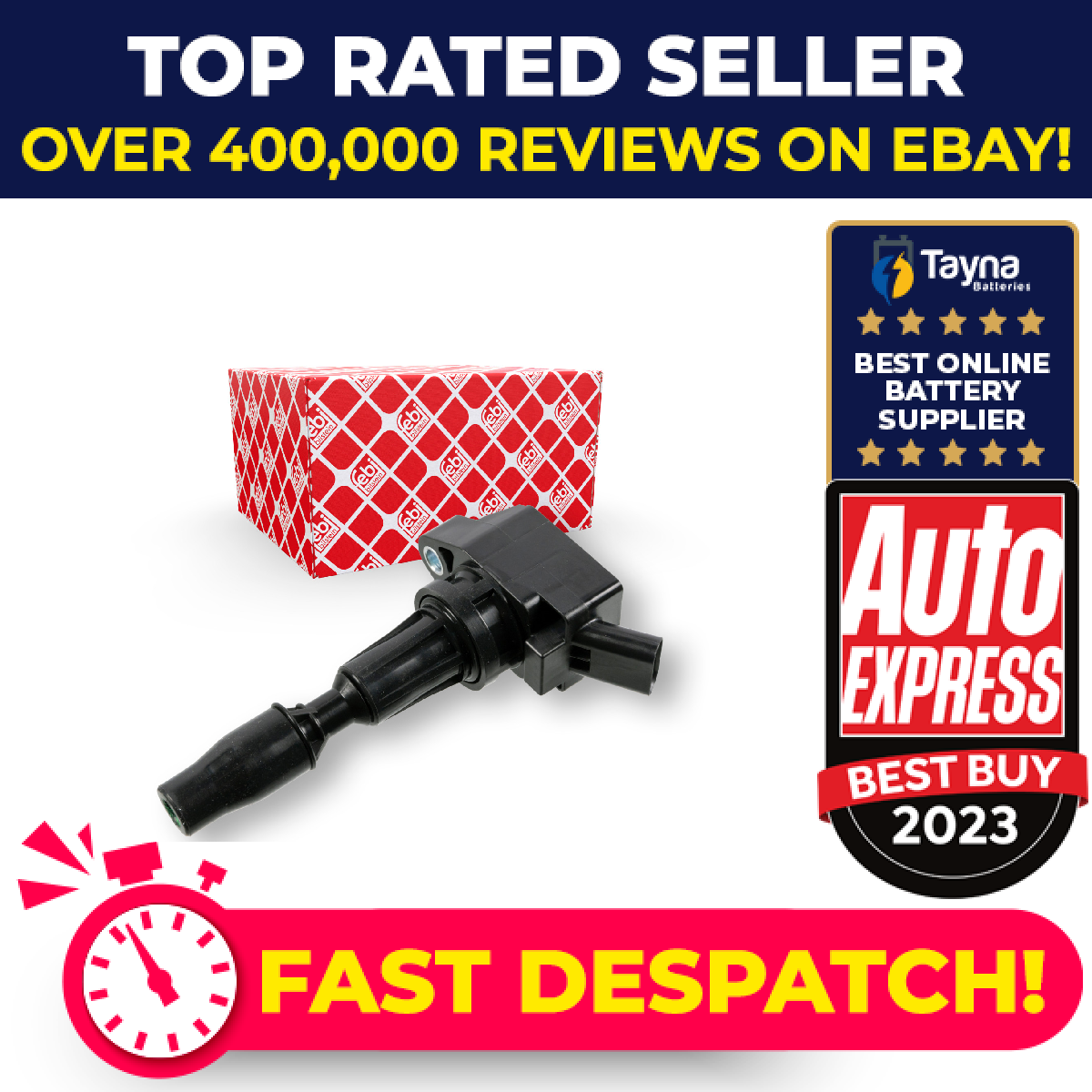 Ignition Coil 181328 Febi 273002GGA0 Genuine Top Quality Guaranteed New