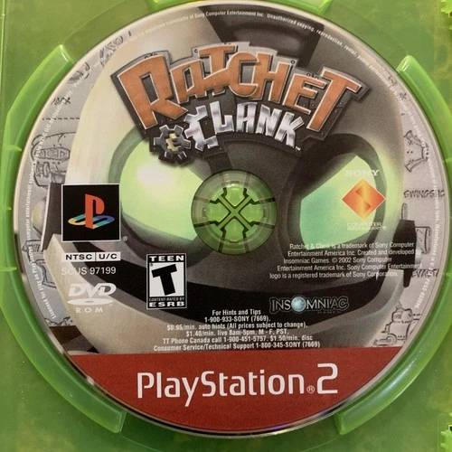 Ratchet & Clank PS2 Sony PlayStation 2 2002