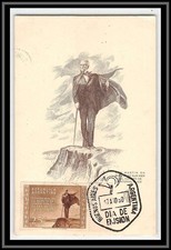49147 N°505 don jose de san martin 1950 fdc argentine argentina Carte maximum (c