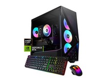 iBUYPOWER Slate Gaming PC Desktop Computer AM...