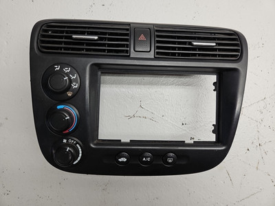 2001-2005 Honda Civic Climate Control Radio Bezel Trim A/C Heat OEM