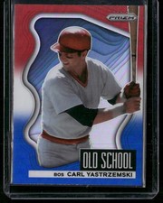 2022 Panini Prizm #OS-8 Carl Yastrzemski Old School Red/White/Blue Prizm
