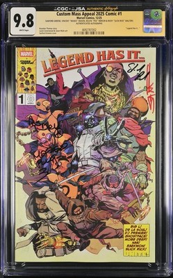 Mass Appeal Legend Has It  CGC 9.8 Signed De La Soul Slick Rick Sanford Greene