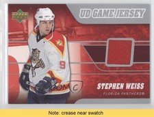 2006-07 Upper Deck UD Game Jersey Stephen Weiss #J-SW READ 0a4