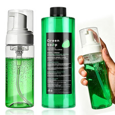 Green Soap Tattoo 8.5OZ Ultra Concentrated with Foam Bottle 7OZ - Professional S