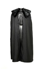 Game of Thrones Jon Snow Costume Cosplay Outfit Cloak Fur Collar Halloween