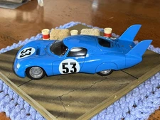 MMK RARE STUNNING NEW & UNUSED RESIN PEUGEOT SP66 LE MANS 1967 #53 1/32 SLOT CAR