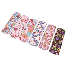 6pcs Bamboo Charcoal Washable Menstrual Pad Women Care Sanitary Napkin M 18X25cm