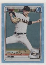 2020 Bowman Draft Chrome Sky Blue Refractor Nick Swiney #BD-91 4k8