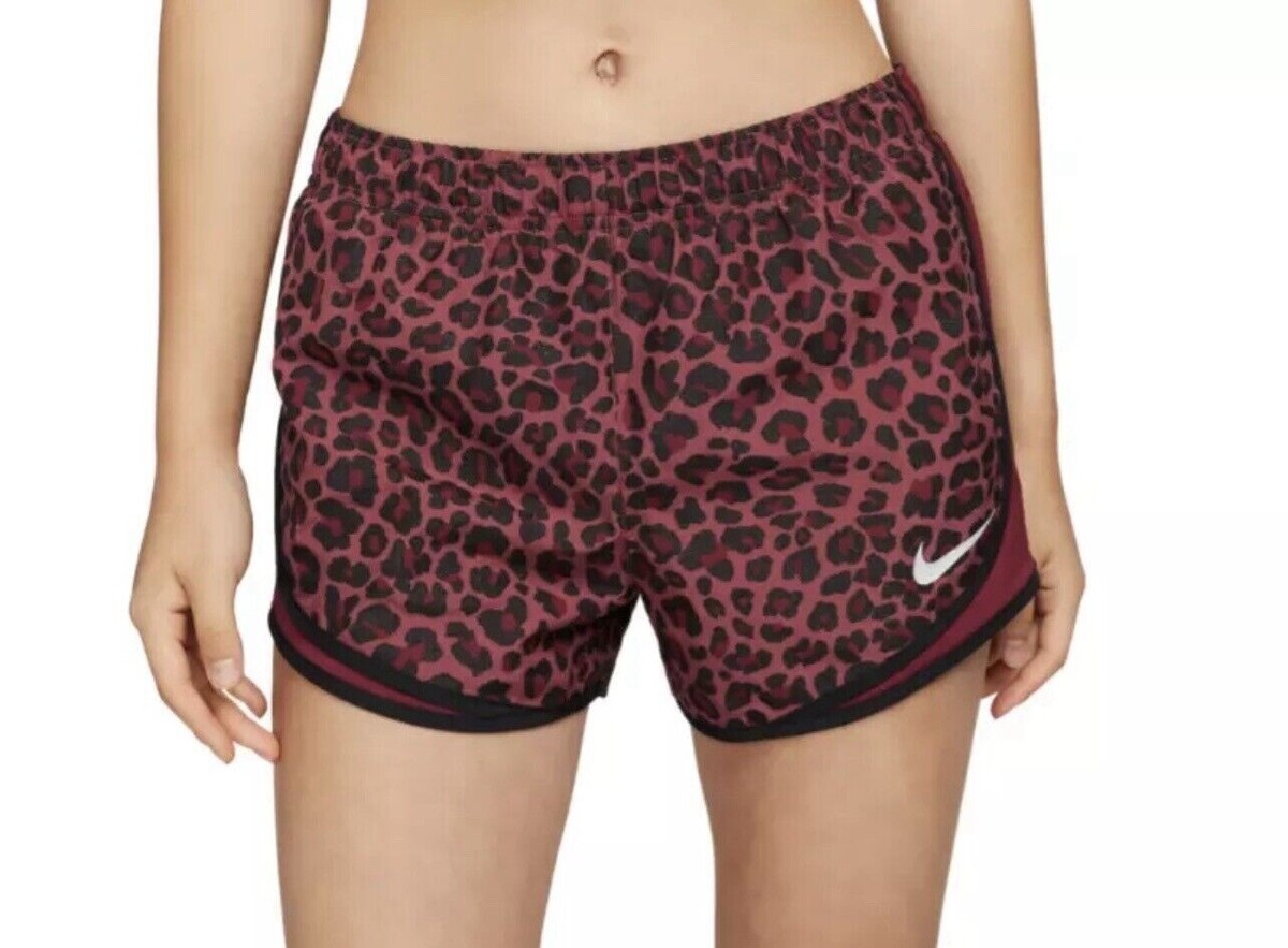 nike leopard running shorts