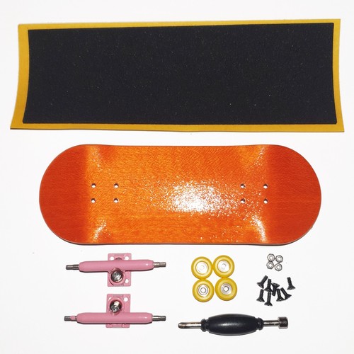 COMPLETE WOODEN FINGERBOARD SETUP - 34MM - MIXED DECK/TRUCK/WHEEL COLOUR COMBOS - Picture 9 of 18